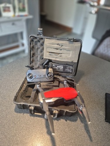 Dji mavic air red drone - dji,